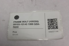 FRAME BOLT (10X205) 09103-10145 1999 Suzuki GSX-R600