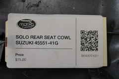 SOLO REAR SEAT COWL SUZUKI 45551-41G