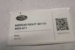 MIRROR RIGHT 88110-ME9-671 1983 Honda VT750C Shadow