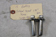 Internal Thread Screws (2) 16480-92 (1-7/8”) 2015 Harley Davidson Road King