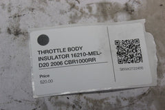 THROTTLE BODY INSULATOR 16210-MEL-D20 2006 CBR1000RR