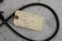 OEM Suzuki Motorcycle 2005 GSX1300R Hayabus Throttle #1 Cable #58300-24F20