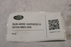 SUB-WIRE HARNESS D 32104-ME9-000 1983 Honda VT750C Shadow