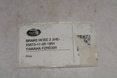 BRAKE HOSE 2 3HE-25873-11-00 1994 YAMAHA FZR600R
