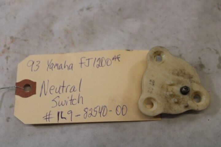 Neutral Switch #1L9-82540-00 1993 Yamaha FJ1200AE