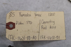 Piston (STD) Connecting Rod Assy 1FK-11631-0-A0, 1FK-11650-01 Yamaha Vmax VMX12