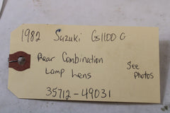 1982 Suzuki GS1100G Z-Rear Combination Lamp Lens 35712-49031(See Photos)