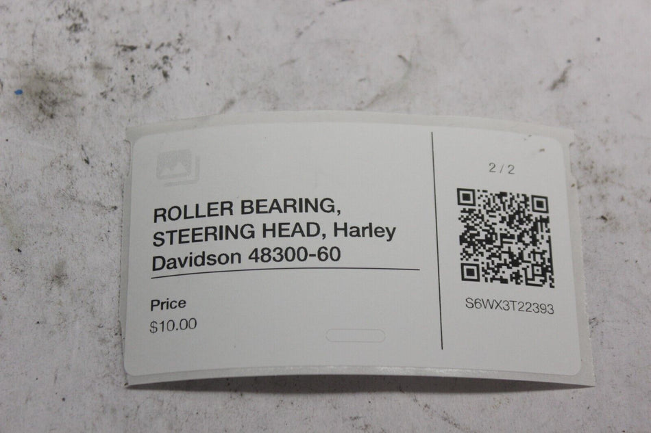 ROLLER BEARING, STEERING HEAD, Harley Davidson 48300-60