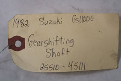 1982 Suzuki GS1100G Z-Gearshifting Shaft 25510-45111