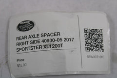 REAR AXLE SPACER RIGHT SIDE 40930-05 2017 SPORTSTER XL1200T HD SuperLow