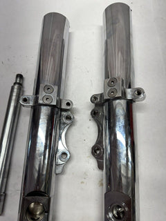 Arlen Ness Smooth Fork Legs Chrome 2007 Harley Davidson Streetglide 06-503 1”