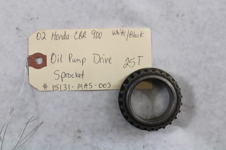 OEM Honda Motorcycle 2002 CBR900 Oil Pump Drive Sprocket 25T #15131-MAS-003