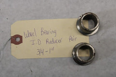 Wheel Bearing I.D Reducer 3/4 -1” (Pair) Harley Davidson Aftermarket