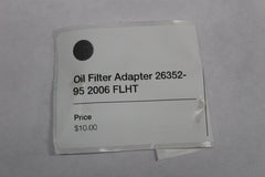 Oil Filter Adapter 26352-95 2006 FLHT Harley Davidson Electraglide