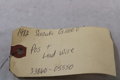 1982 Suzuki GS1100G Z Pos + Lead Wire 33860-05550