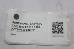 FUSE PANEL ASSY (NO CAP) 26004-1019 1982 Kawasaki Spectre KZ750N