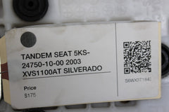 TANDEM SEAT 5KS-24750-10-00 2003 XVS1100AT SILVERADO
