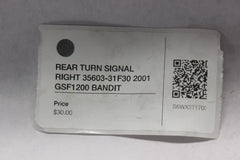 REAR TURN SIGNAL RIGHT 35603-31F30 2001 GSF1200 SUZUKI BANDIT