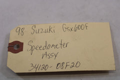 Speedometer 34120-08F20 (Mileage Unknown) 1998 Suzuki Katana GSX600