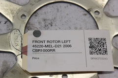 FRONT ROTOR LEFT 45220-MEL-D21 2006 HONDA CBR1000RR