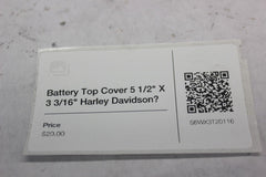 Battery Top Cover 5 1/2" X 3 3/16" Harley Davidson?