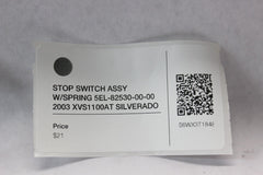 STOP SWITCH ASSY W/SPRING 5EL-82530-00-00 2003 XVS1100AT SILVERADO