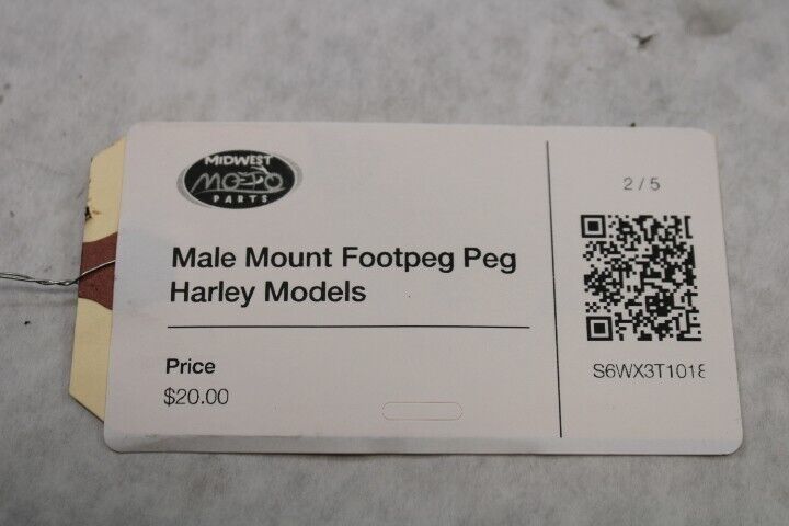 Male Mount Footpeg Peg Chrome Harley Davidson
