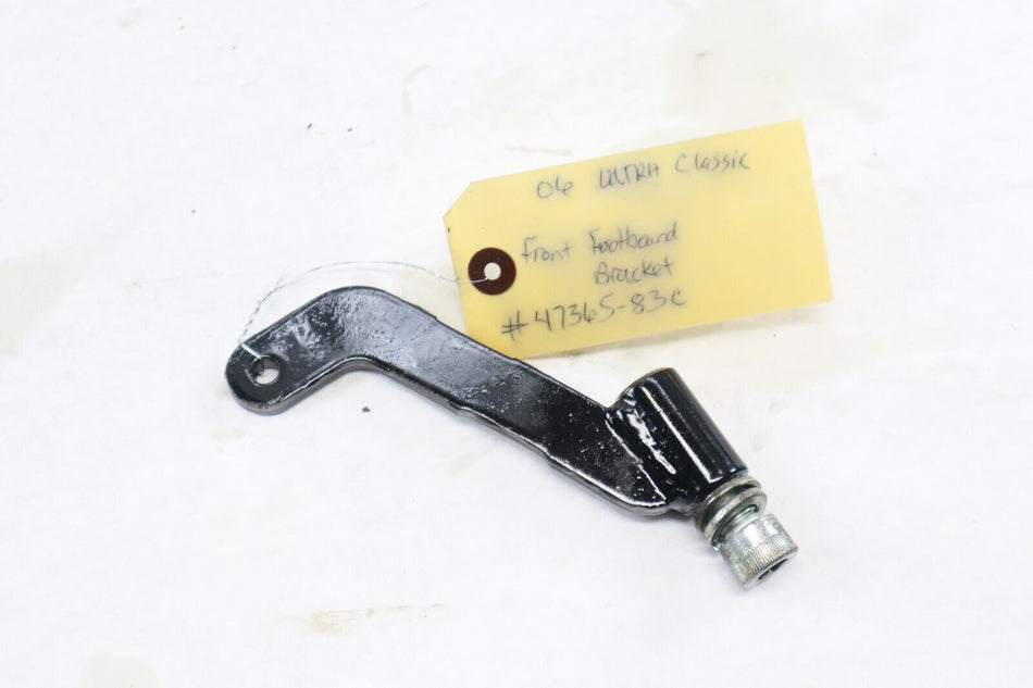 OEM Harley Davidson Driver Floorboard Front Bracket 2006 Ultra Classic Gray