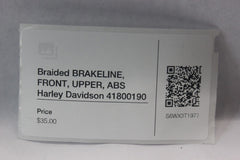 Braided BRAKELINE, FRONT, UPPER, ABS Harley Davidson 41800190