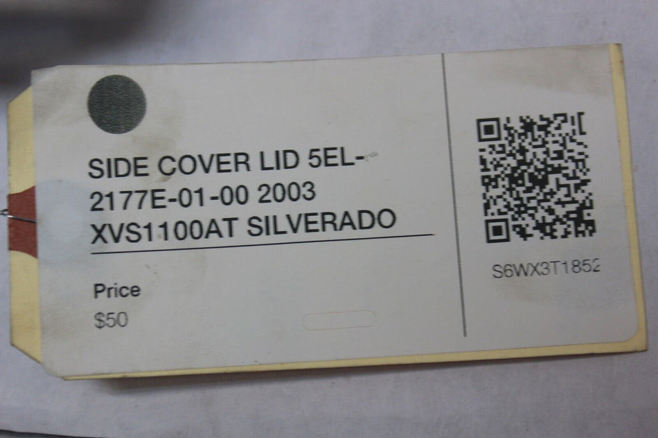 SIDE COVER LID 5EL-2177E-01-00 2003 XVS1100AT SILVERADO