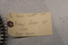 Primary Driven Gear 73T 21200-06844 1986 Suzuki GSXR1100