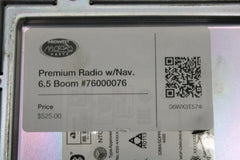 Premium Radio w/Nav. 6.5 Boom #76000076 Harley Davidson