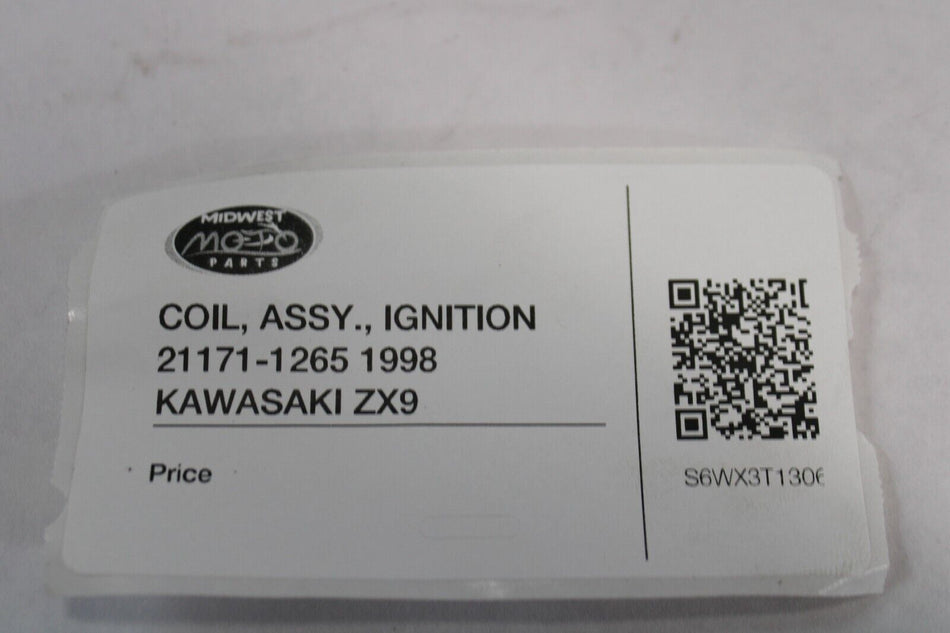 COIL, ASSY., IGNITION 21171-1265 1998 Kawasaki ZX-9R Ninja