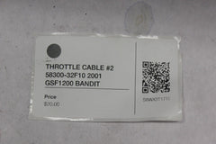 THROTTLE CABLE #2 58300-32F10 2001 GSF1200 SUZUKI BANDIT