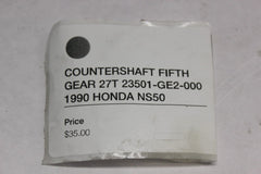 COUNTERSHAFT FIFTH GEAR 27T 23501-GE2-000 1990 HONDA NS50F