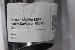 Exhaust Muffler LEFT Harley Davidson 65592-09A