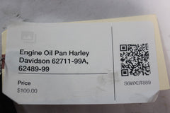 Engine Oil Pan Harley Davidson 62711-99A, 62489-99