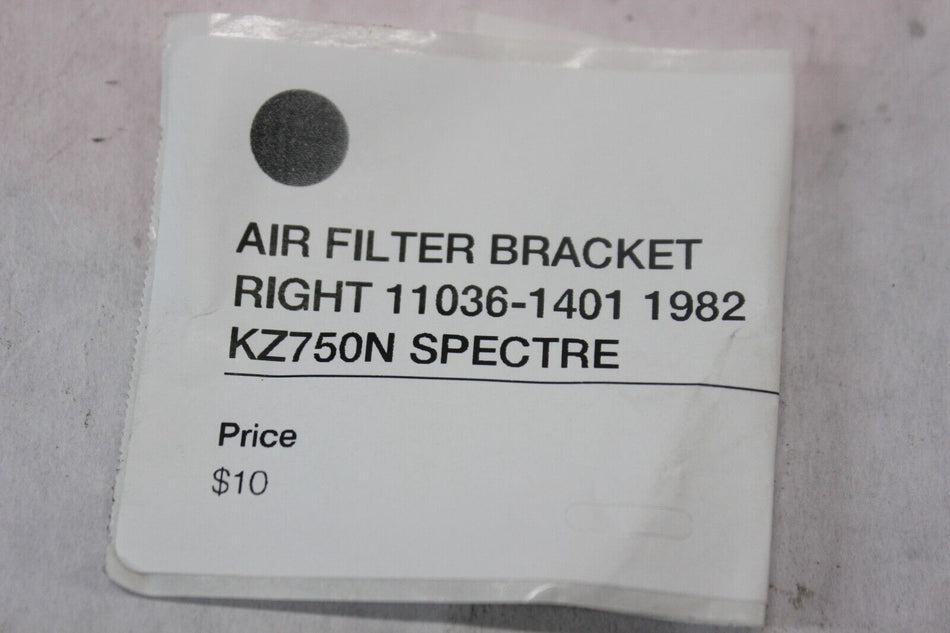AIR FILTER BRACKET RIGHT 11036-1401 1982 Kawasaki Spectre KZ750N