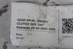 GEAR-SPUR, ONEWAY CLUTCH SIDE 2007 Kawasaki ZX-6R 59051-0068
