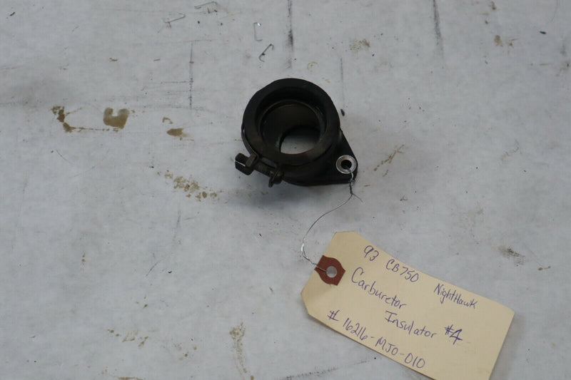 OEM Honda Motorcycle Carburetor Insulator #4 1993 CB750 16216-MJ0-010