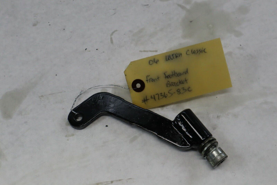 OEM Harley Davidson Driver Floorboard Front Bracket 2006 Ultra Classic Gray