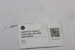 THROTTLE CABLE 2 17920-MEL-000 2006 CBR1000RR