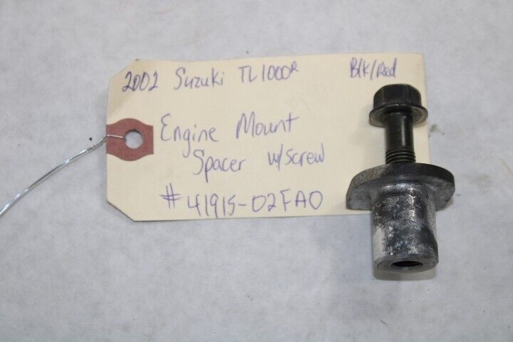 Engine Mount Spacer w/Screw 41915-02FA0 OEM Suzuki Motorcycle 2002 TL1000