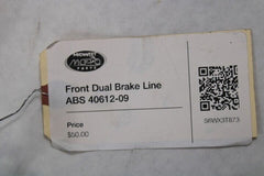 Front Dual Brake Line ABS 40612-09 Harley Davidson