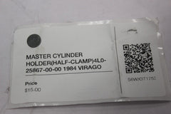 MASTER CYLINDER HOLDER (HALF-CLAMP) 4L0-25867-00-00 1984 Yamaha VIRAGO XV700L