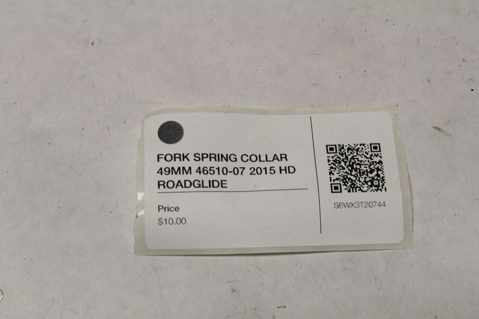 FORK SPRING COLLAR 49MM 46510-07 2015 Harley Davidson Roadglide