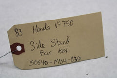 Side Stand Bar Assy 50540-MB4-830 1983 Honda VF750