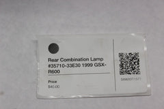 Rear Combination Lamp #35710-33E30 1999 Suzuki GSX-R600