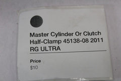 Master Cylinder Or Clutch Half-Clamp 45138-08 2011 Harley Roadglide Ultra