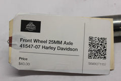 Front Wheel 25MM Axle 41547-07 Harley Davidson